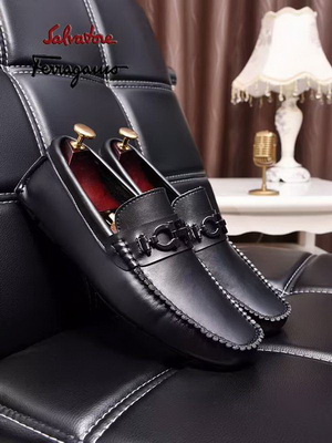 Salvatore Ferragamo Business Casual Men Shoes--144